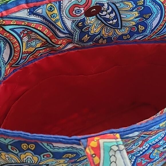 Vera Bradley Marina Paisley Tote NWT - Picture 4 of 4